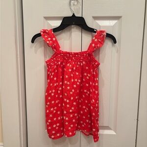 Cat & Jack Red and white tank top